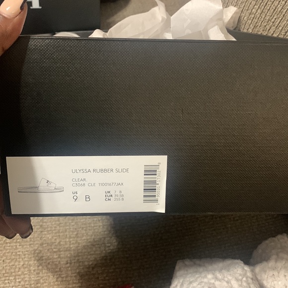 Brand new clear rubber Coach slides - Picture 3 of 4